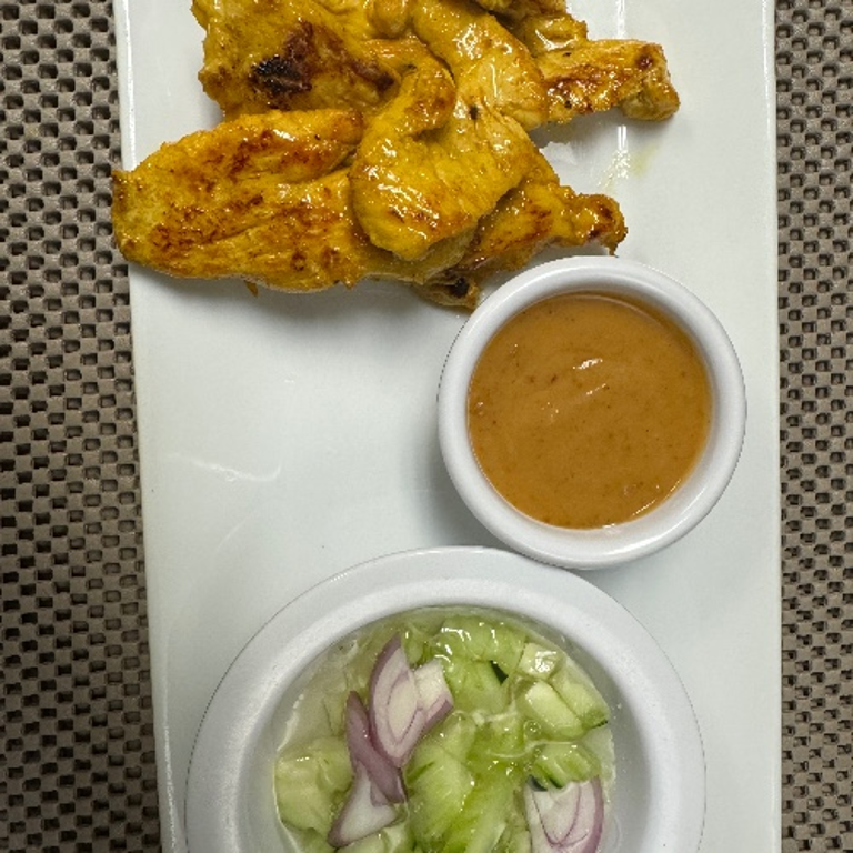 Thai Satay: Grilled Skewers and Peanut Sauce