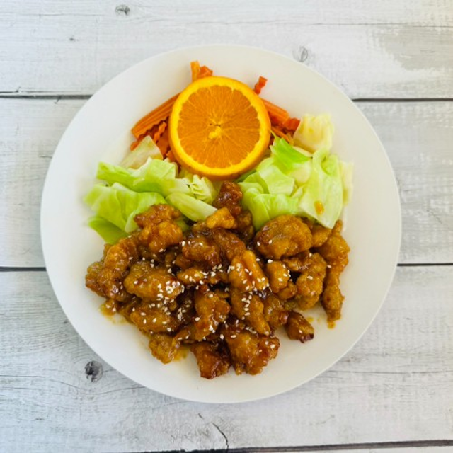 Orange Chicken.
