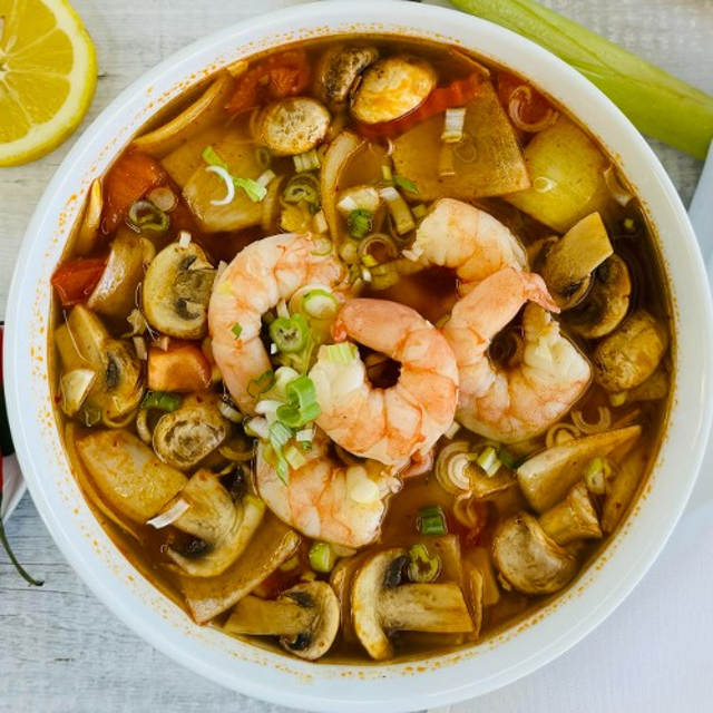 Thai Shrimp Tom Yam Soup.