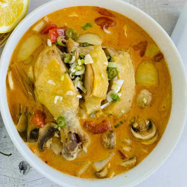 Thai Tom Kha Kai Soup.